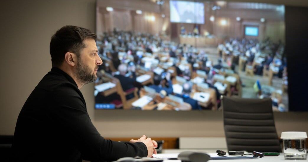 Russia Keeping “Stolen” Ukrainian Territory “Main Problem” Raised for Peace, Zelenskyy Says