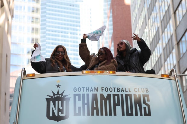 NJ/NY Gotham FC NWSL 2025 Champions Parade
