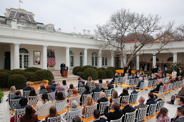 President Trump And First Lady Melania Trump Pardon National Thanksgiving Turkeys 