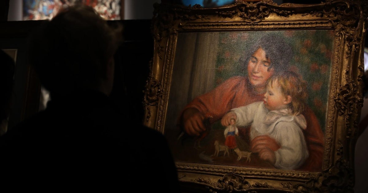 Previously unseen Renoir painting of his son sells for over $2 million
