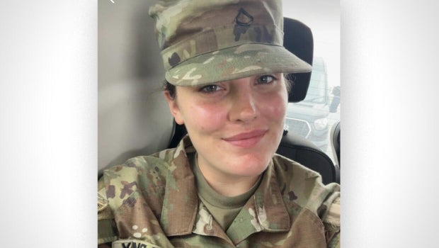 National Guard member Army Spc. Sarah Beckstrom