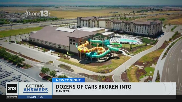 Thieves break into dozens of cars at Manteca's Great Wolf Lodge on Thanksgiving