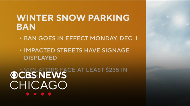 Chicago's winter overnight parking ban takes effect on Dec. 1
