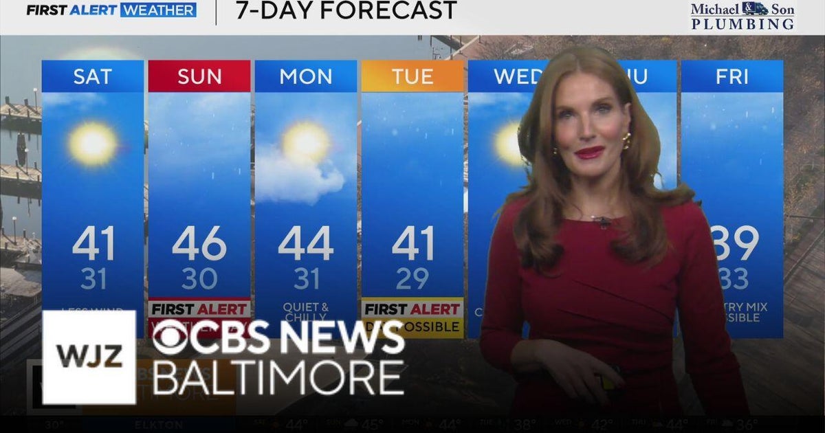 Cool, clear Saturday in Maryland to start weekend