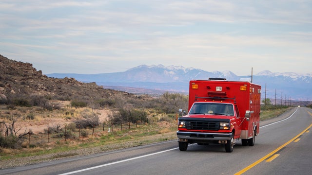 Emergency vehicle driving in Utah 