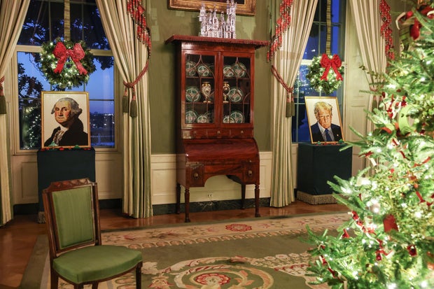 First Lady Melania Trump Unveils White House's 2025 Christmas Decorations