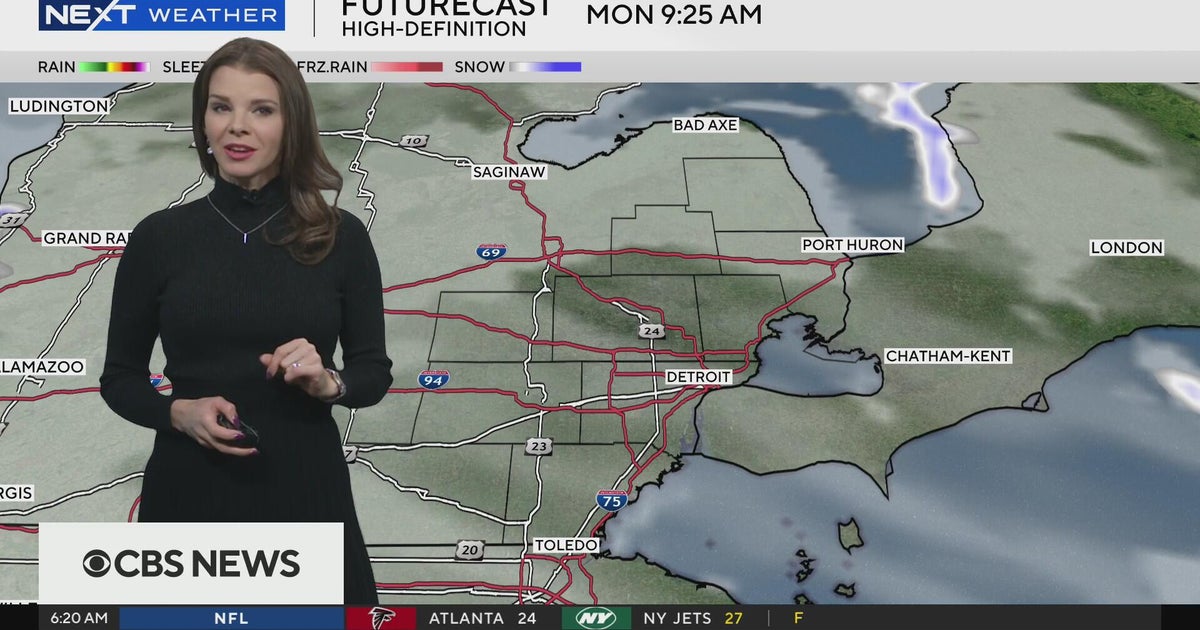 Cold temperatures and another round of snow - CBS Detroit