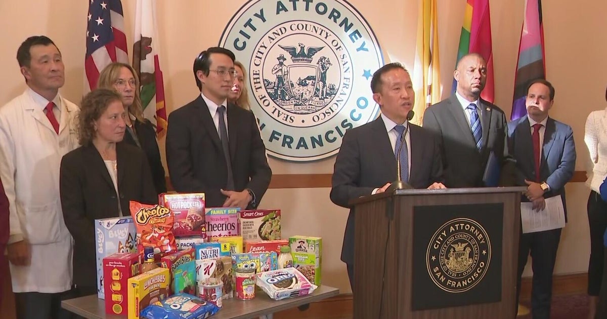 Watch: San Francisco City Attorney David Chiu announces lawsuit against makers of ultra-processed fo