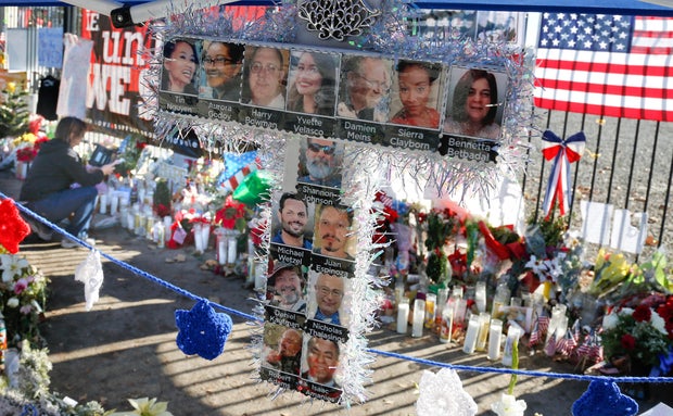 Mourners Visit Makeshift Memorials Following San Bernardino Shooting 