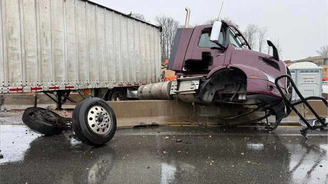 I-95 in Maryland closed for Jackknifed Tractor Trailer 