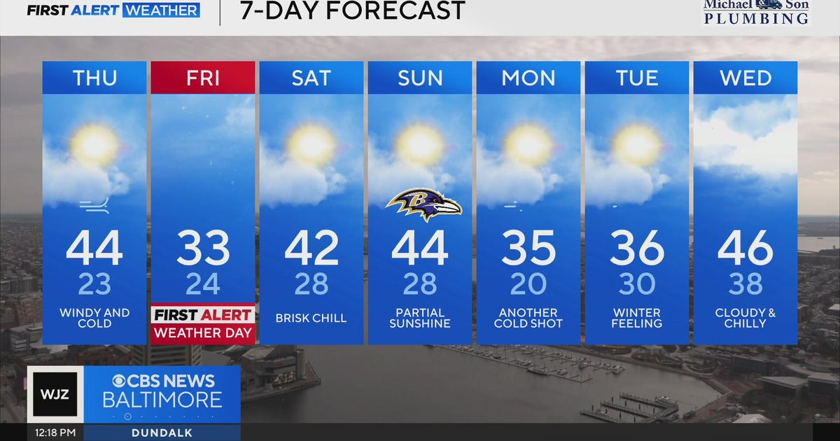 Snow expected in Maryland Friday - CBS Baltimore