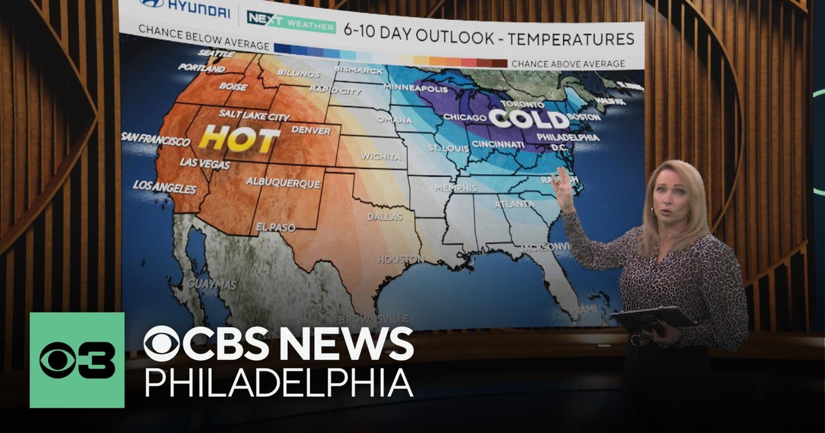 Snow showers moving out; Arctic blast on the way to Philadelphia area ...