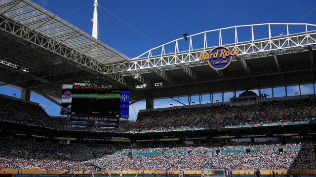 Hard Rock Stadium is seen on June 12, 2025, in Miami Gardens, Fla. 