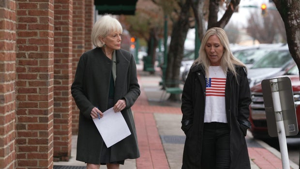 Lesley Stahl and Rep. Marjorie Taylor Greene