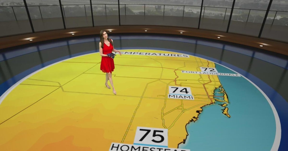 Cloudy, cooler weather hangs around South Florida