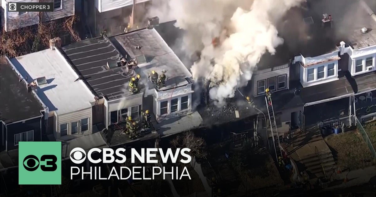 At least 1 unaccounted for after fire breaks out in Philadelphia - CBS ...