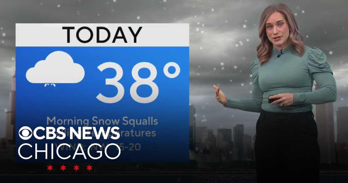 Morning snow burst impacting Wednesday morning commuters - CBS Chicago