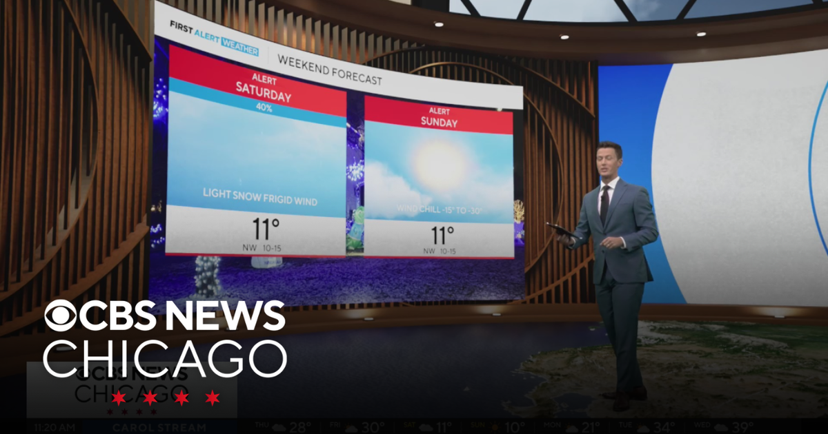 Dangerous cold coming this weekend in Chicago - CBS Chicago