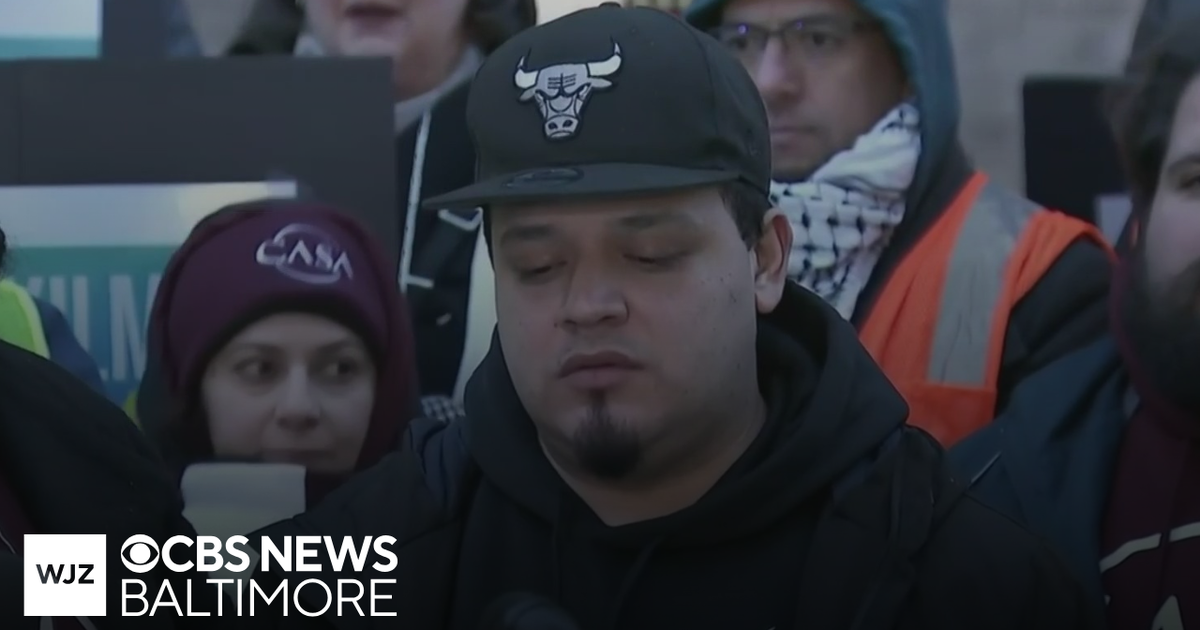 Kilmar Abrego Garcia leaves Baltimore immigration check-in after release from custody