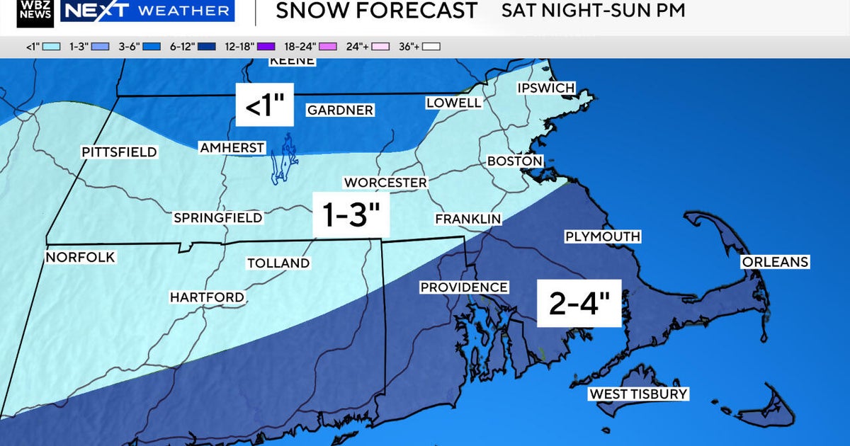 Fast-moving storm could bring plowable snow to parts of Massachusetts