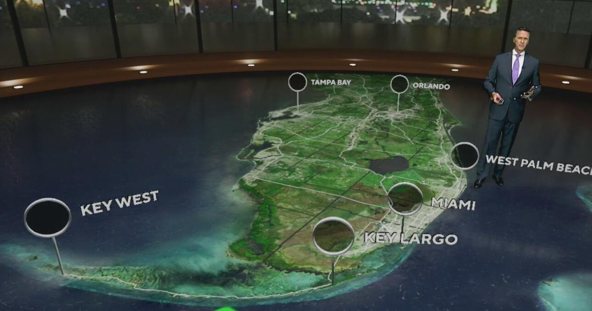 Drier and cooler end to the week for South Florida – CBS News