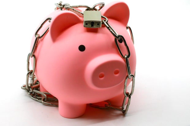 Saving money concept