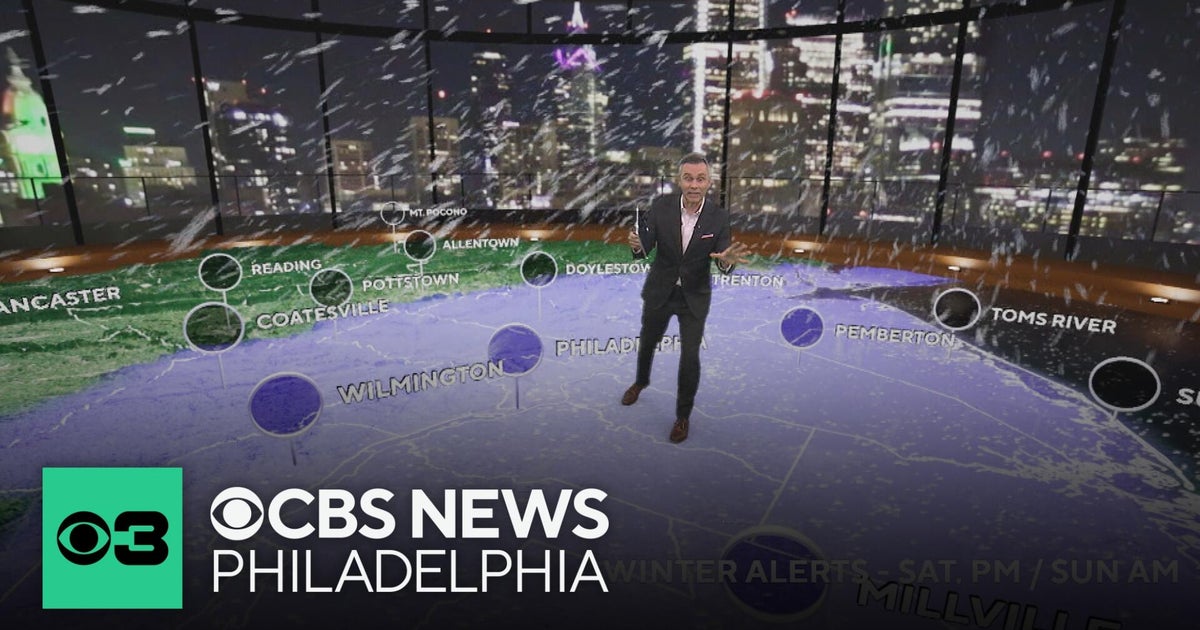 First measurable snow for most of the Philadelphia area this weekend