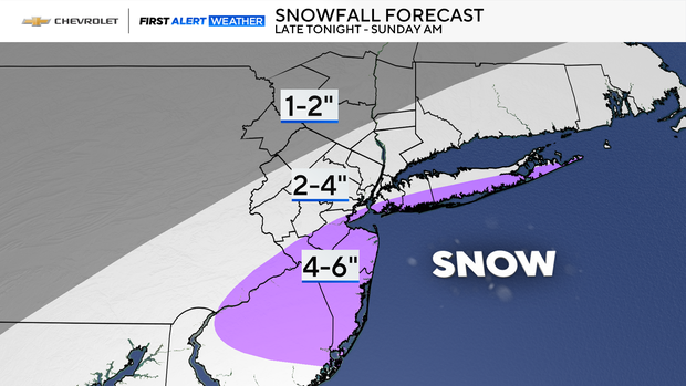 Snow Fall Map