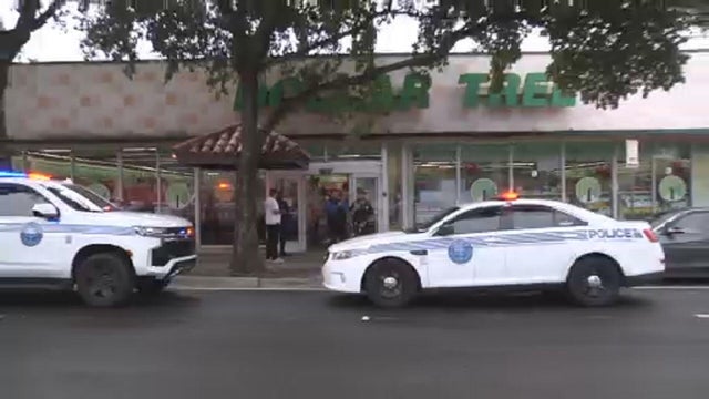 Generic police lights and crime scene tape 