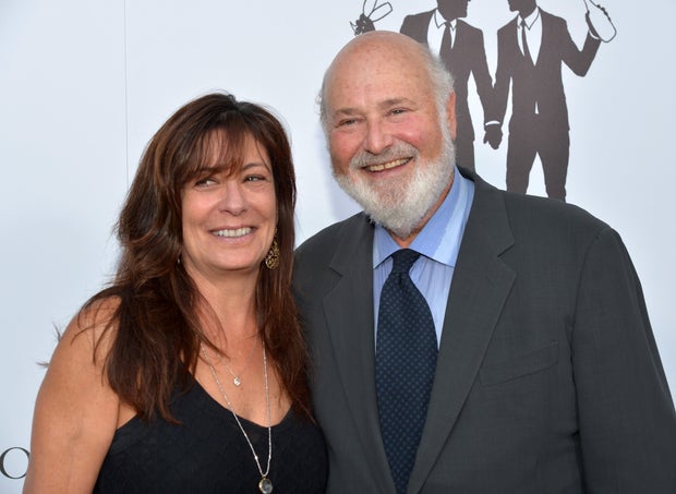 Actor and director Rob Reiner and wife Michele Reiner attend a wedding ceremony and celebration June 28, 2014, at The Beverly Hilton in Beverly Hills, California. 