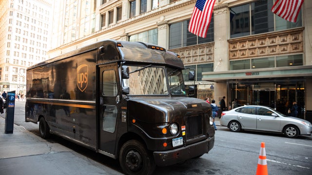 UPS Truck in New York City 