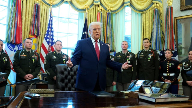 President Trump Presents The Mexican Border Defense Medal At The White House 
