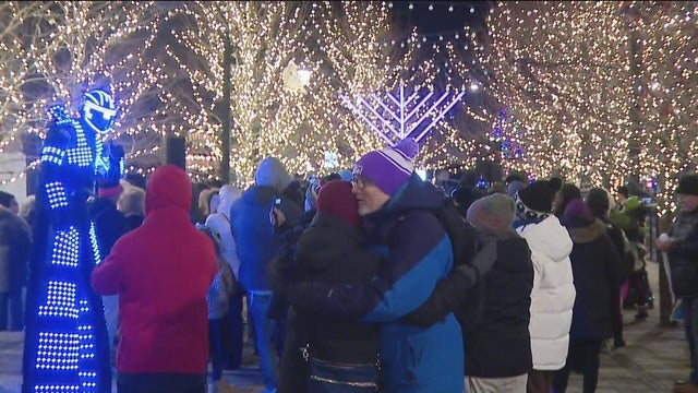 Evanston menorah lighting 2025 