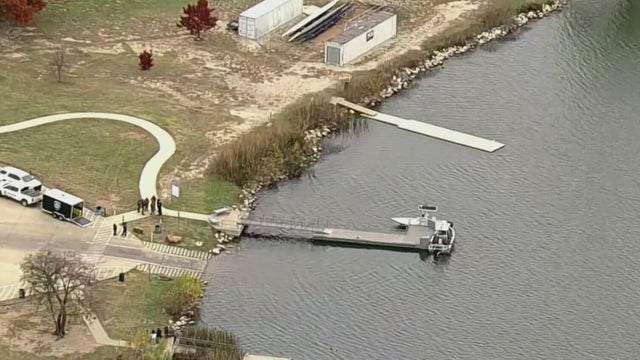 missing kayaker at Marine Creek Reservoir 