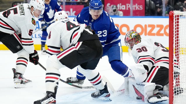 Blackhawks Maple Leafs Hockey 