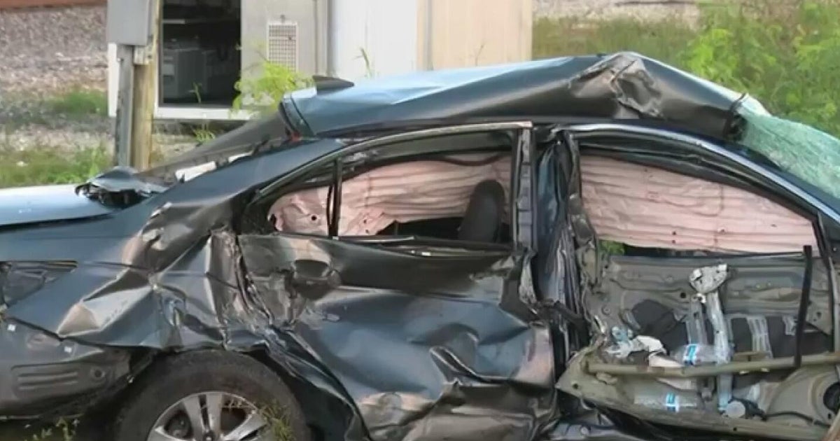 Train crashes into car in Opa-locka, official say