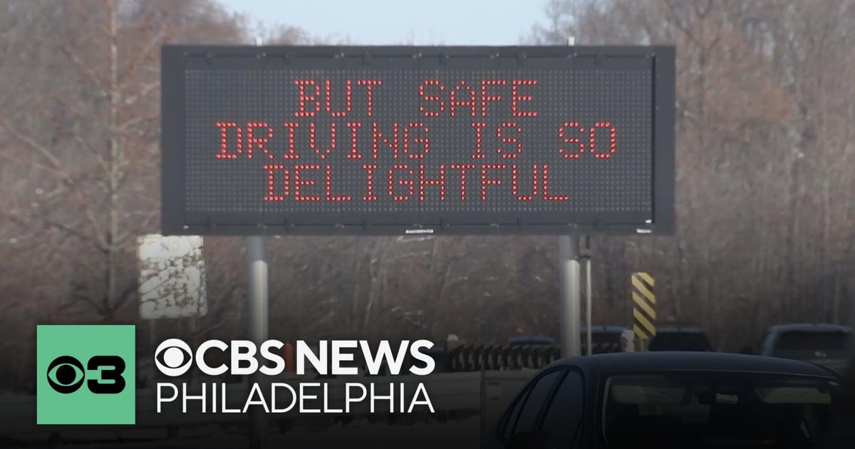 New Jersey road signs promote safe driving with holiday humor