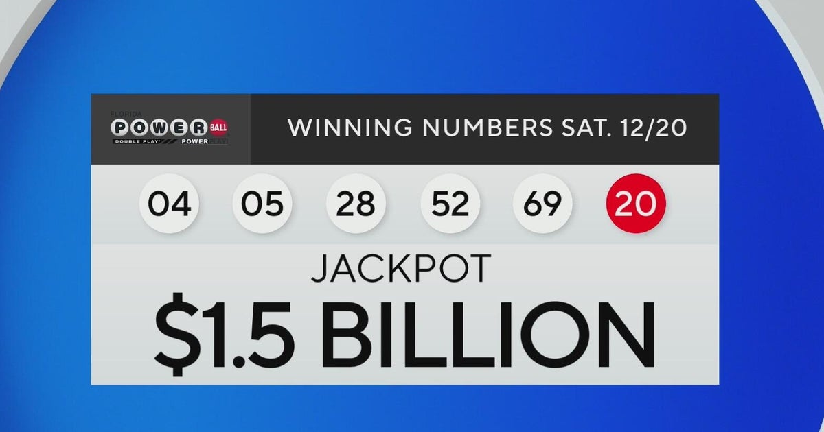 Winning numbers revealed for $1.5 billion Powerball - CBS Texas