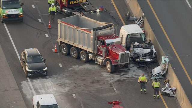 3-vehicle crash on the PA Turnpike Eastbound near Bensalem 