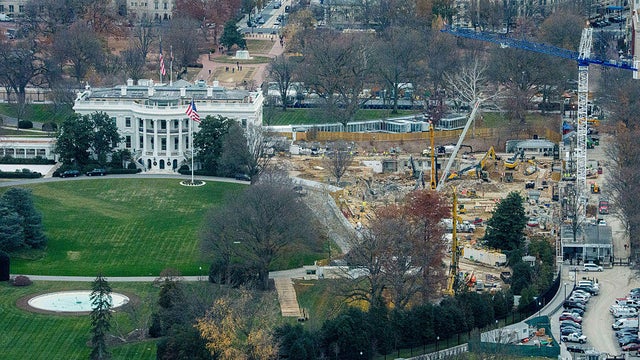 Demolition of the East Wing of the White House during construction of a new ballroom extension in Washington, D.C., on Dec. 9, 2025. 