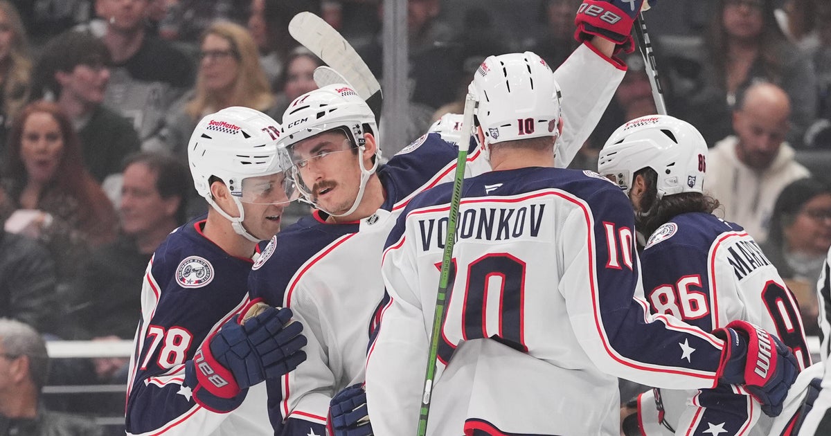 Mason Marchment scores 2 power-play goals, Kirill Marchenko adds 1 as Blue Jackets beat Kings 3-1