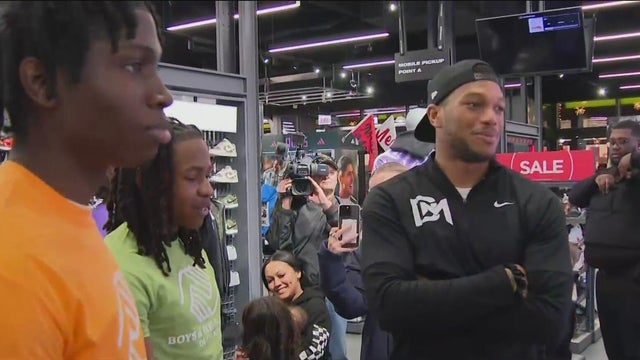 DJ Moore shopping spree 