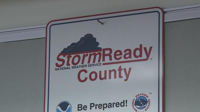 A sign that reads, 'Storm Ready' 