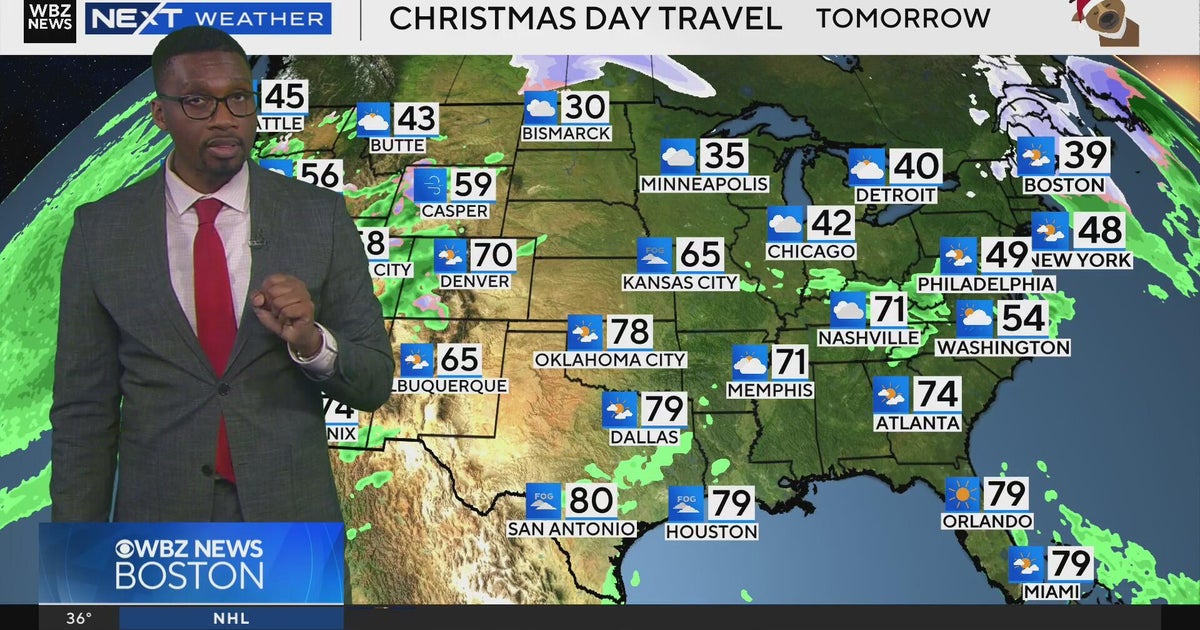 Next Weather: WBZ mid-morning forecast for December 24, 2025