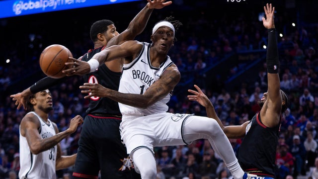 APTOPIX Nets 76ers Basketball 