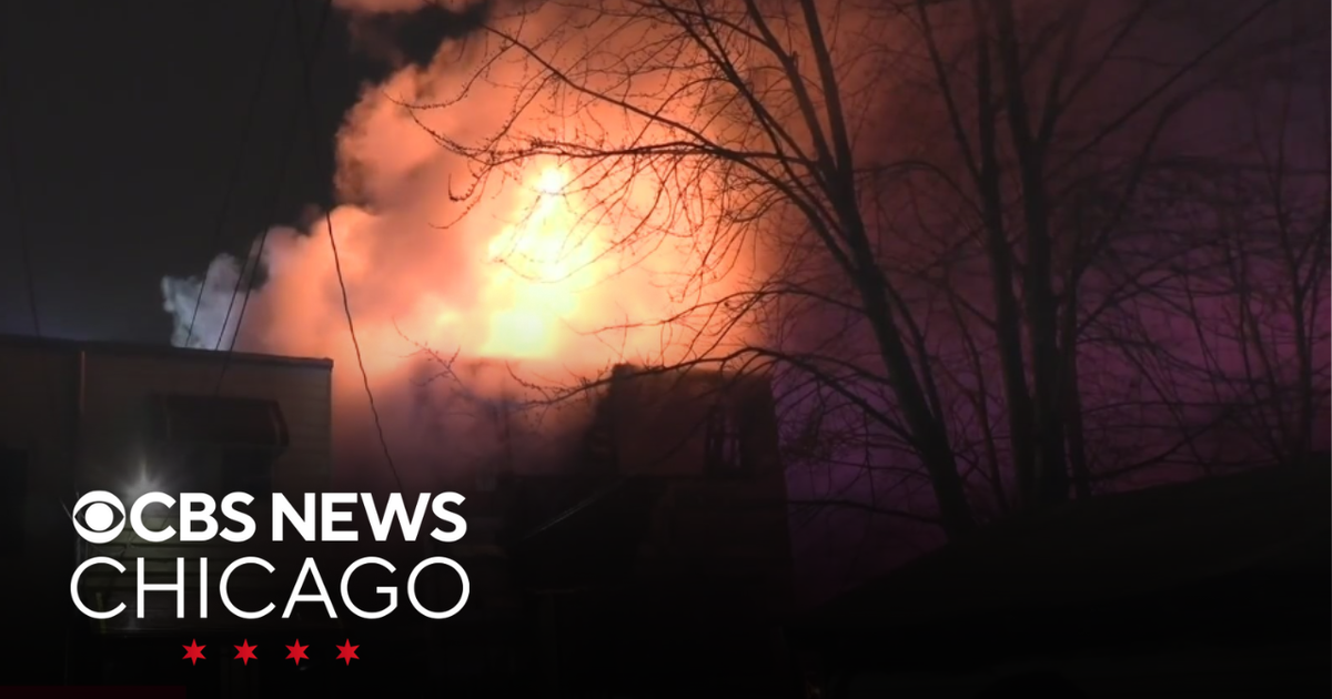 Crews battle fire in West Englewood - CBS Chicago