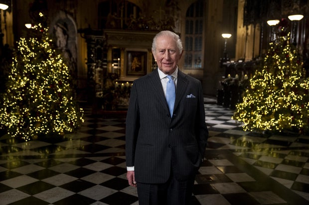 Britain's King Charles III delivers Christmas speech at Westminster Abbey 
