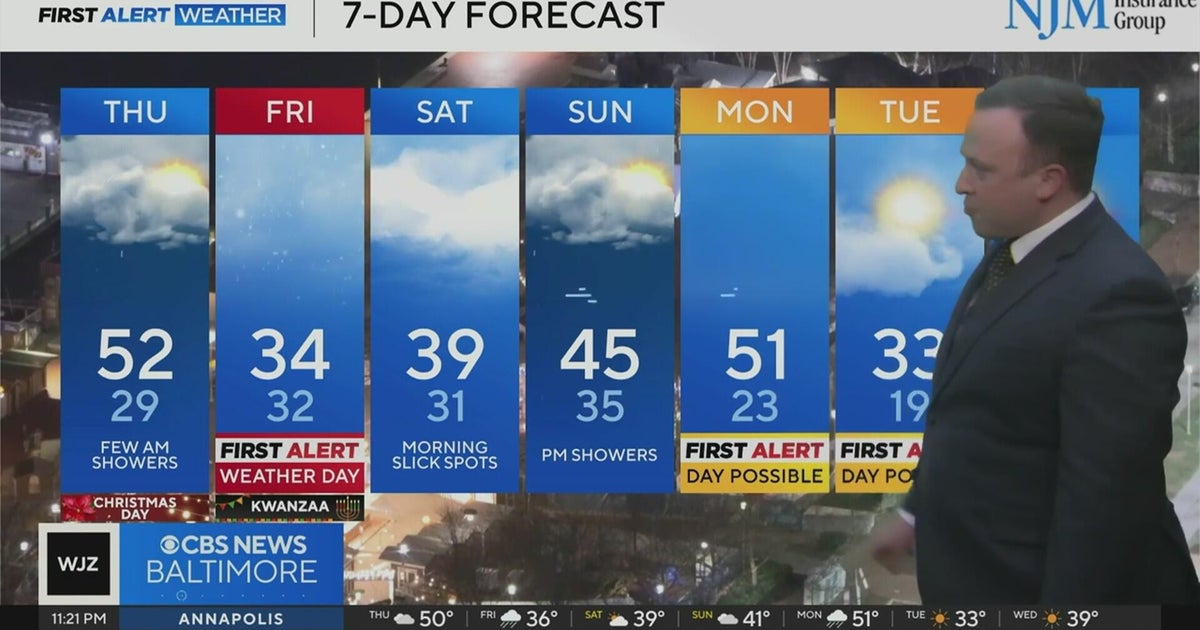 Winter weather could impact post-Christmas travel in Maryland