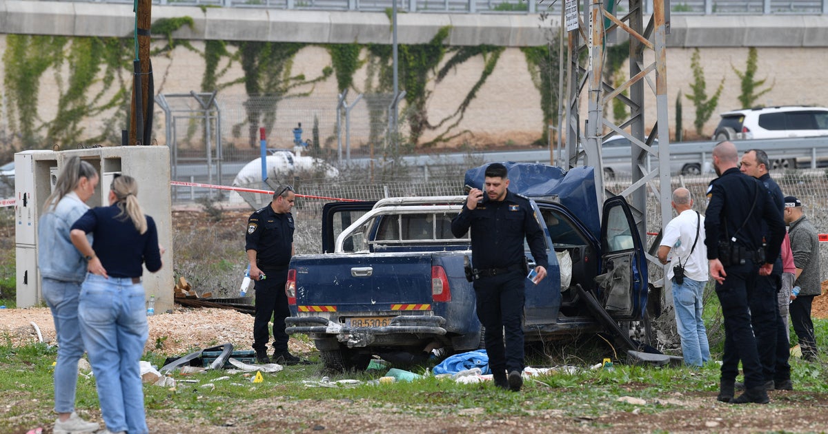 Israel police say 2 killed in car-ramming and stabbing attack by Palestinian