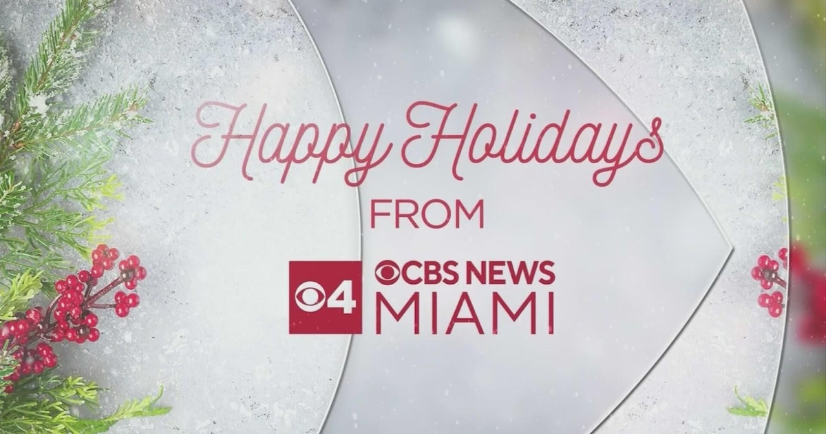 CBS Miami shares a behind-the-scenes Christmas message from our crew and their families